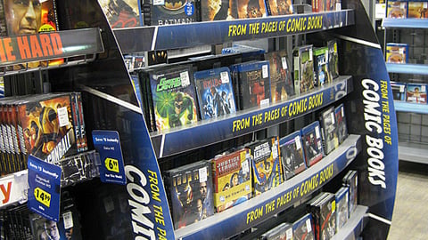 Best Buy Themed DVD In-Line Display