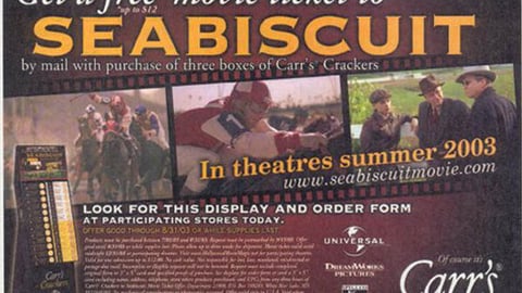 Carr's 'Seabiscuit' FSI