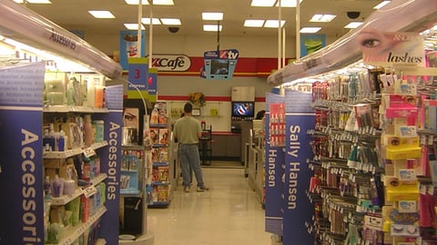 Kmart Sally Hansen Cosmetics Aisle