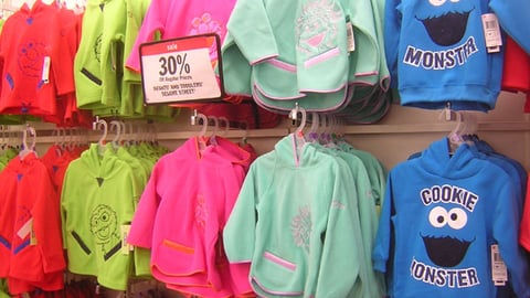 Kmart Sesame Street Apparel Merchandising