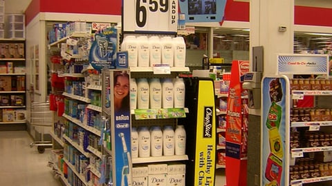 Kmart Dove Endcap