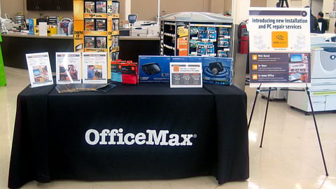 OfficeMax Ctrlcenter Table Display