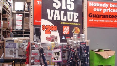Home Depot/Diet Coke End-Aisle Display