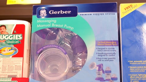 Gerber Breast Milk Pump Packaging