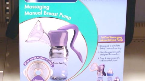 Gerber Breast Milk Pump Packaging