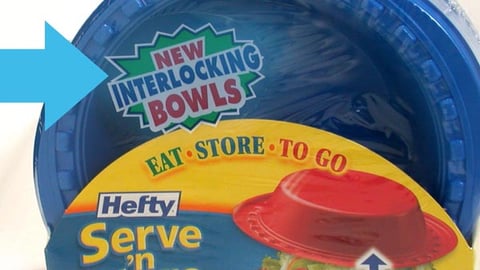 Hefty Serve 'n Store Packaging