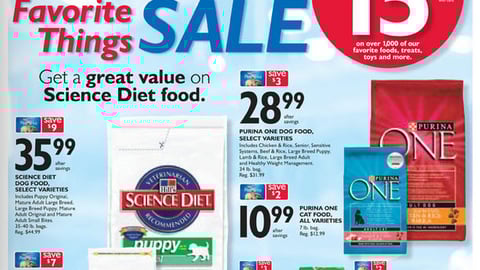 PetSmart 'Favorite Things' Circular Cover