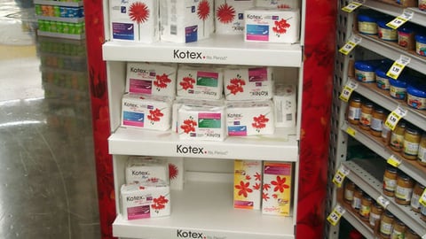 Kotex Floorstand