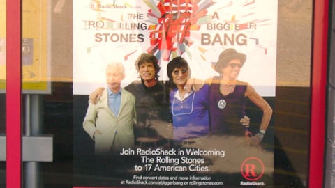 RadioShack 'Bigger Bang' Window Cling