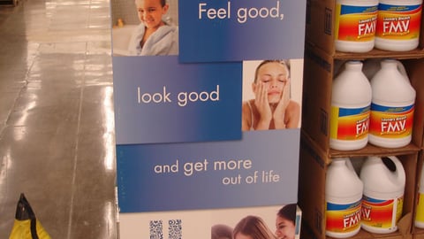 Unilever Quarter Pallet Display