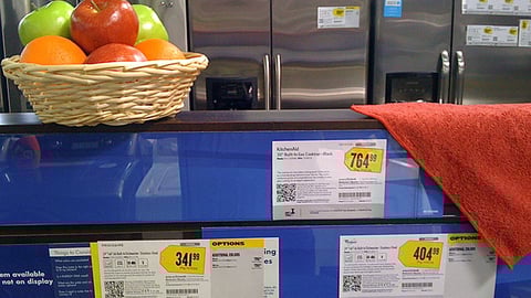 Best Buy Appliance Fact Tags