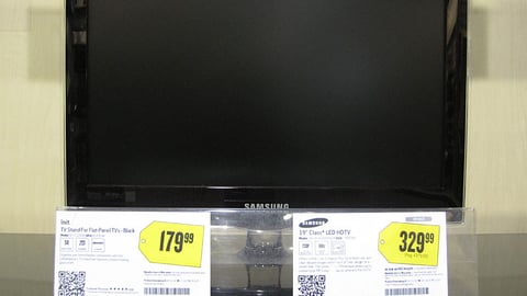 Best Buy TV Fact Tags