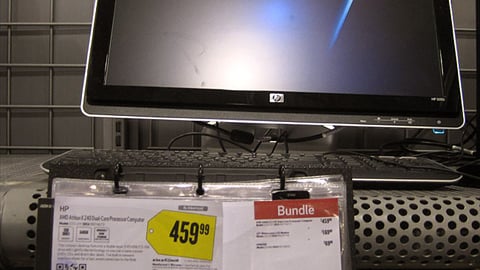 Best Buy HP Fact Tag