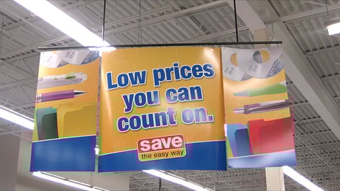 Staples 'Low Prices' Banner