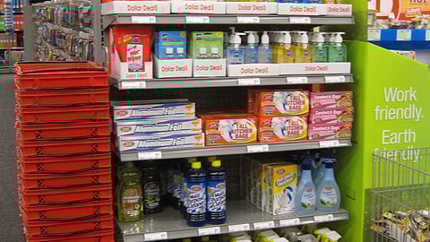 Staples Household Products Endcap