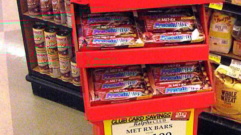 Met-Rx Protein Bar Floorstand