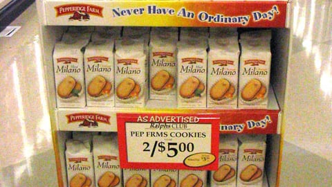 Pepperidge Farm Cookies Floorstand