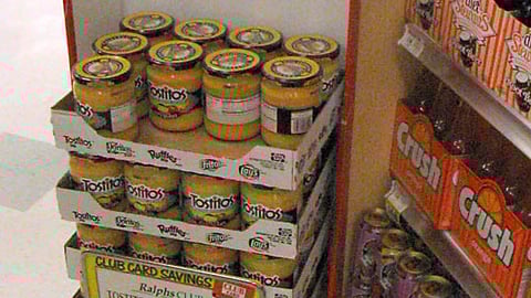 Tostitos Con Queso Salsa Floorstand