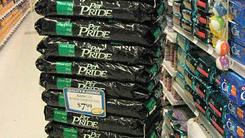 Pet Pride Dog Food Rolling Display