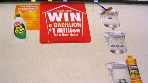 Soft Scrub Win $1 Million Floor Cling