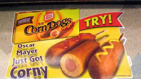 Oscar Mayer Corn Dogs Floor Cling