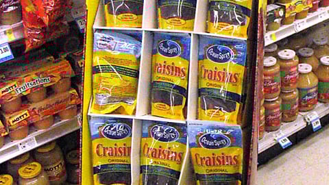 Ocean Spray Craisins Floorstand