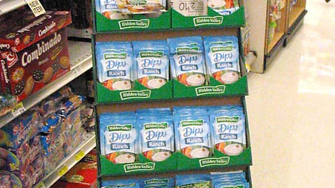 Hidden Valley Dips Floorstand