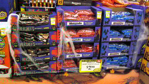 Hershey's Halloween Display