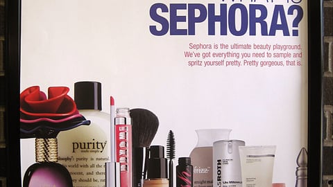 JCPenney Sephora Framed Sign