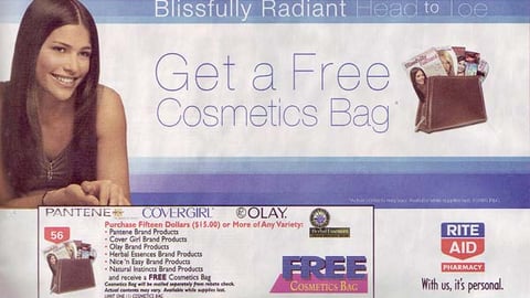 Rite Aid/P&G 'Free Cosmetics Bag' Feature