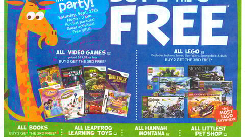 Toys "R" Us 'Geoffrey's Birthday Sale' Cover