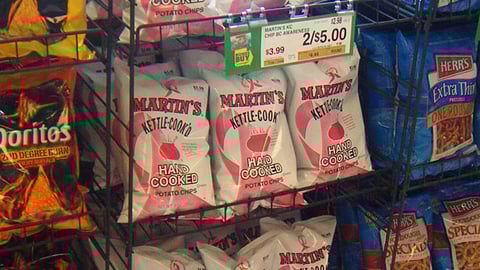 Martin's 'Pink' Chips Packaging