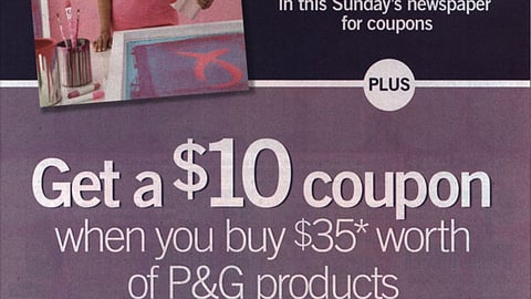 P&G Kmart 'brandSaver' FSI