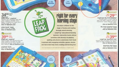 Wal-Mart/LeapFrog Feature