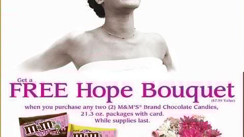Kroger/M&M's 'Free Hope Bouquet' Feature