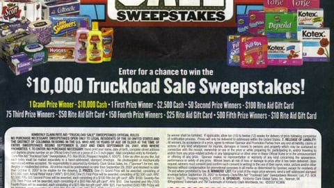 Rite Aid Truckload Sale Sweeps Feature