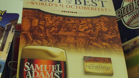 Samuel Adams Sweeps Sign 