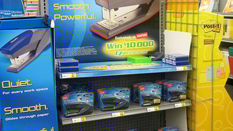 Staples EZ Touch Stapler Endcap
