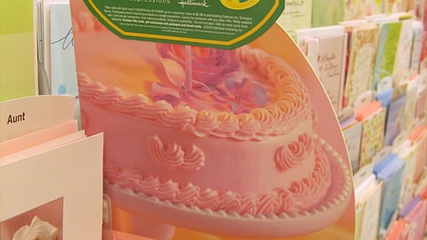 Hallmark 'Free Colored Pencils' Sign