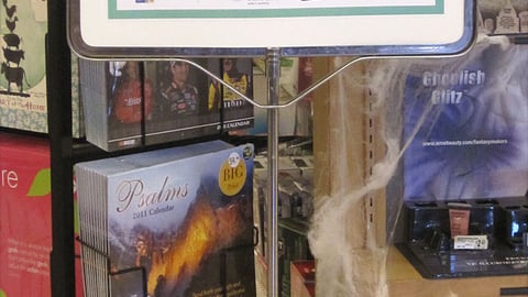 Jewel-Osco P&G Incentive Stanchion Sign