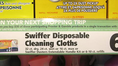 Jewel-Osco P&G Incentive Shelf Sign