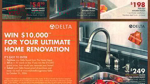 Home Depot/Delta Contest Feature