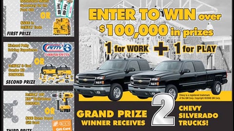 Home Depot Dewalt Sweeps Online Ad