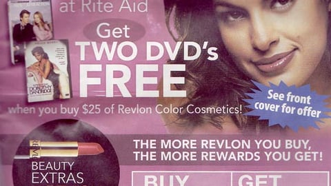 Rite Aid/Revlon 'Free DVD' Feature