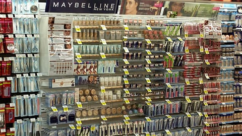 Kroger Cosmetics Wall