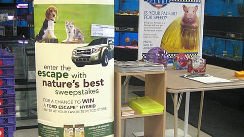 Petco Promotional Signs