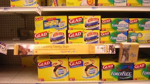 Kmart Clorox 'Fall Cleaning' Shelf Sign