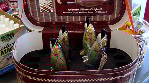 Gibson Trout Lighter Counter Display