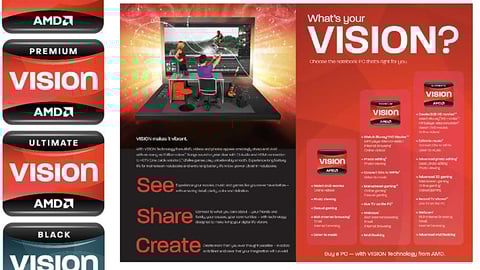 AMD 'Vision' Stickers