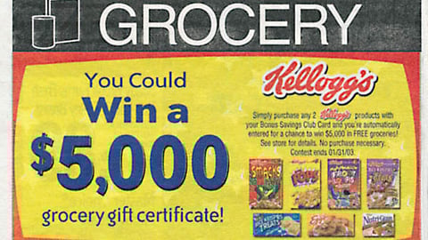 A&P Kellogg's Sweepstakes